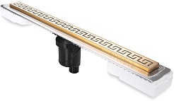 BERGES Wasserhaus Душевой лоток B1 Antik 900 092027 золото глянец – фотография-1